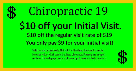 chiropractic coupon